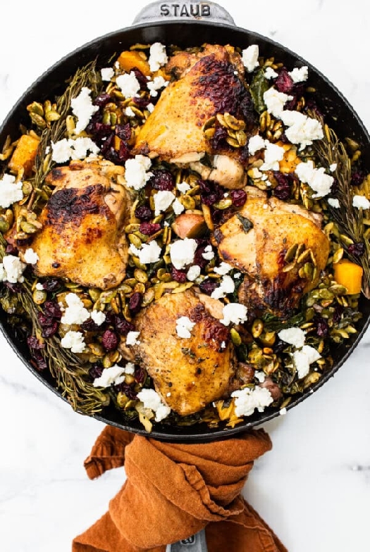 Harvest orzo skillet
