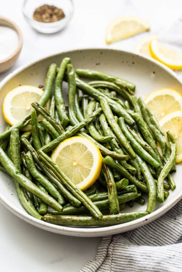 Roasted green beans