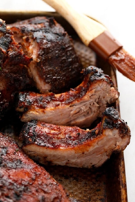 24-hour sous vide ribs