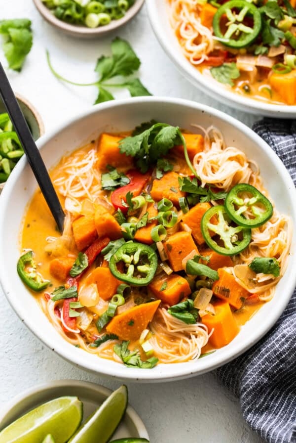 Coconut curry soup