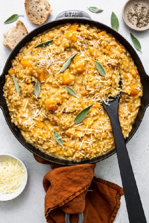 Butternut squash risotto