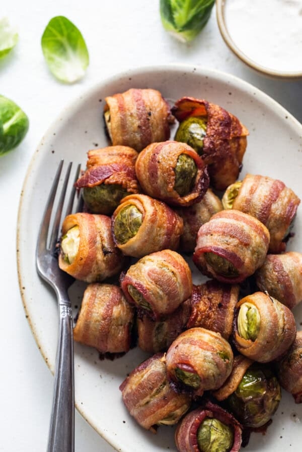 Bacon wrapped brussels sprouts