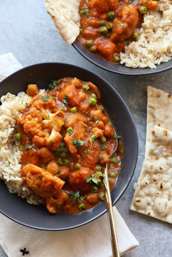 Cauliflower tikka masala