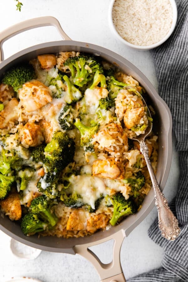 Stovetop chicken broccoli and rice casserole