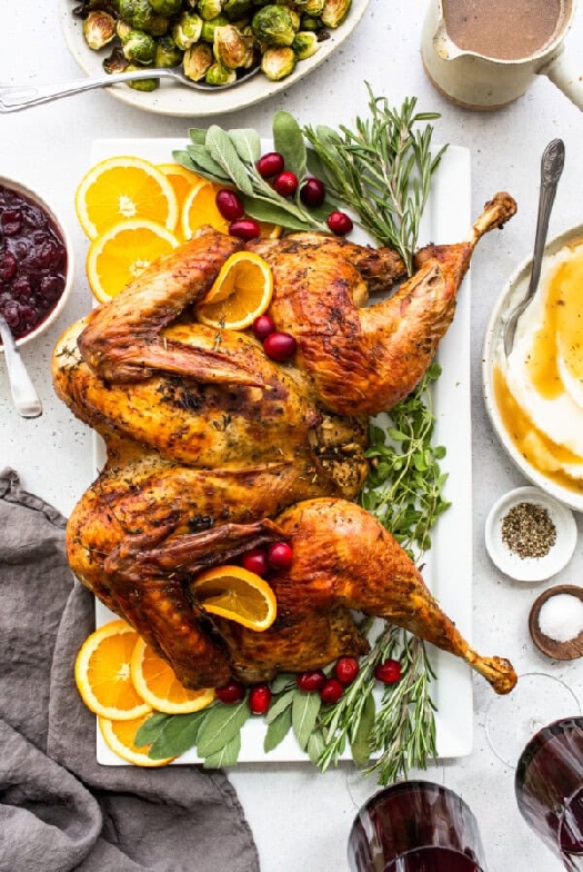 Juicy spatchcock turkey