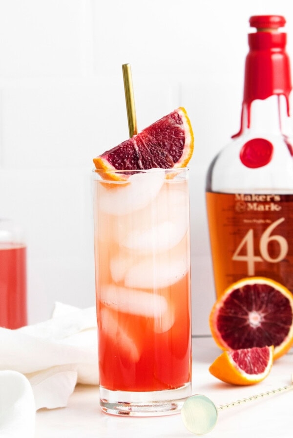 Blood orange cocktail