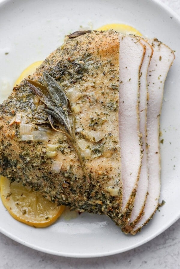 Herby ranch roasted turkey breast