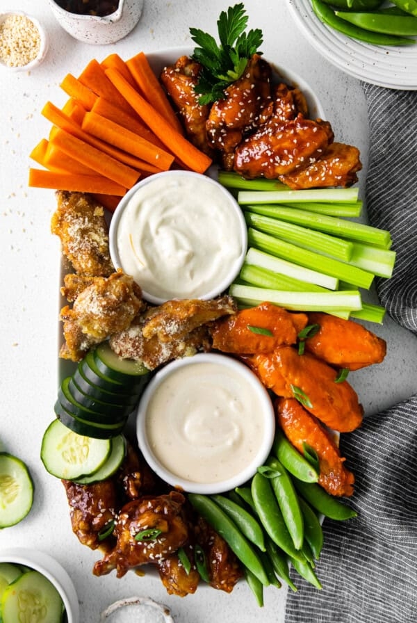 Air fryer chicken wings