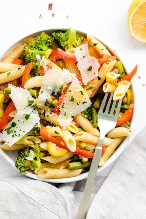 30-minute pasta primavera