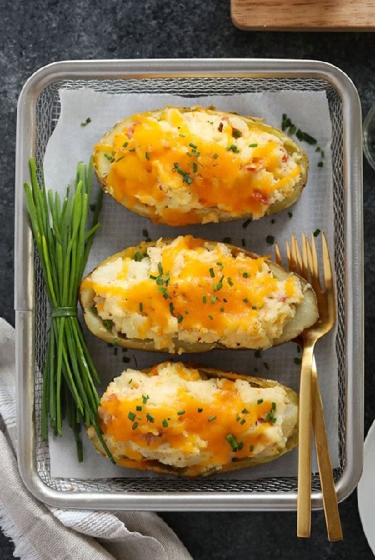 Twice baked potatoes
