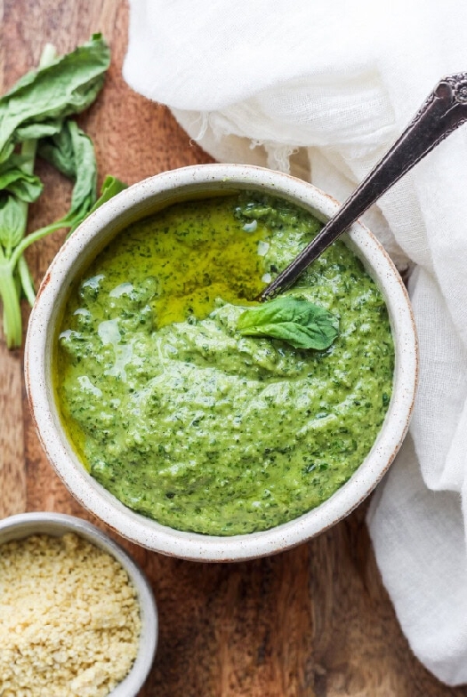 Easy vegan pesto