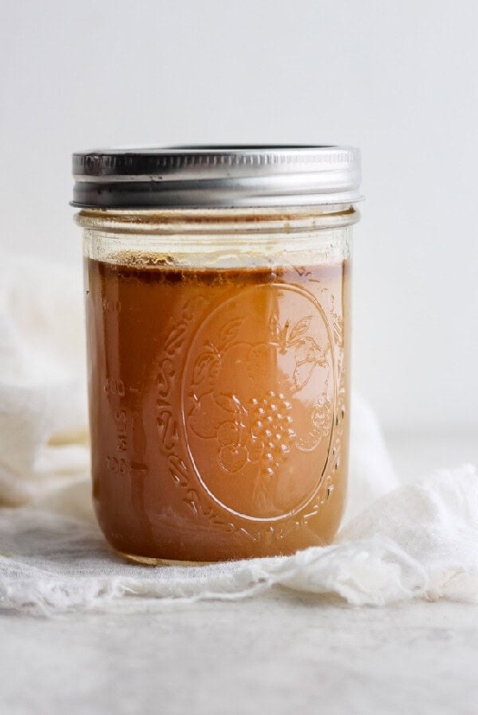 Homemade chicken broth