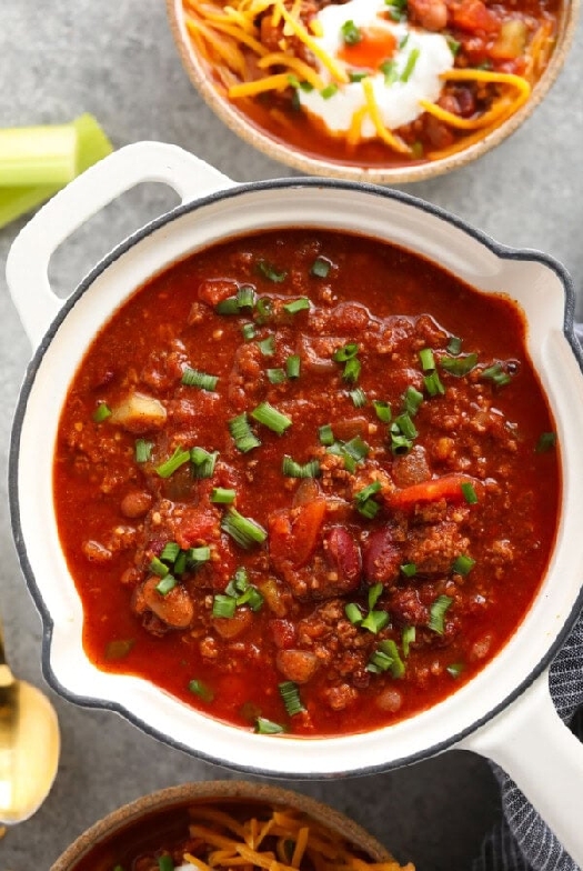 Basic af turkey chili