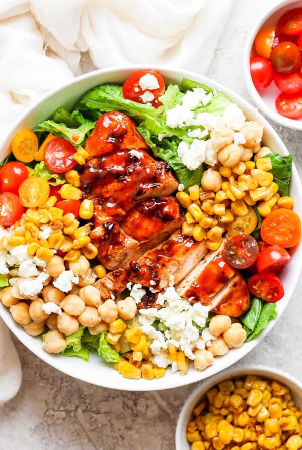 Bbq chicken salad