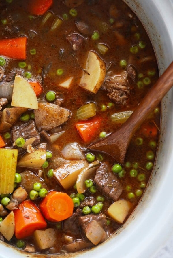 Slow cooker beef stew