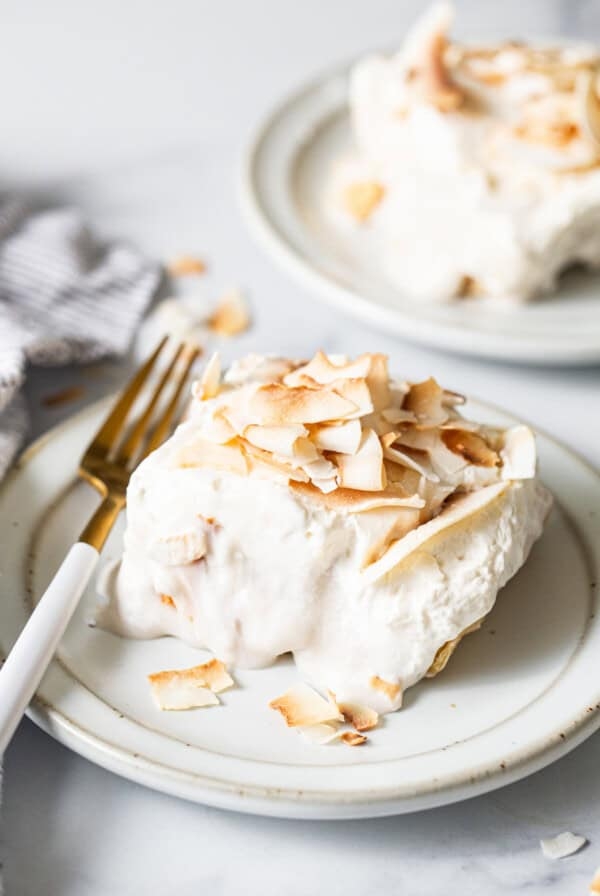 Coconut cream pie bars