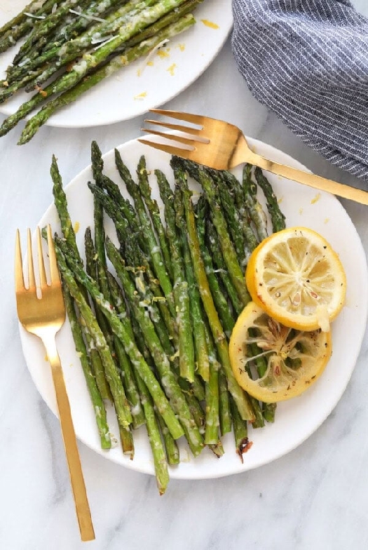 Oven roasted asparagus