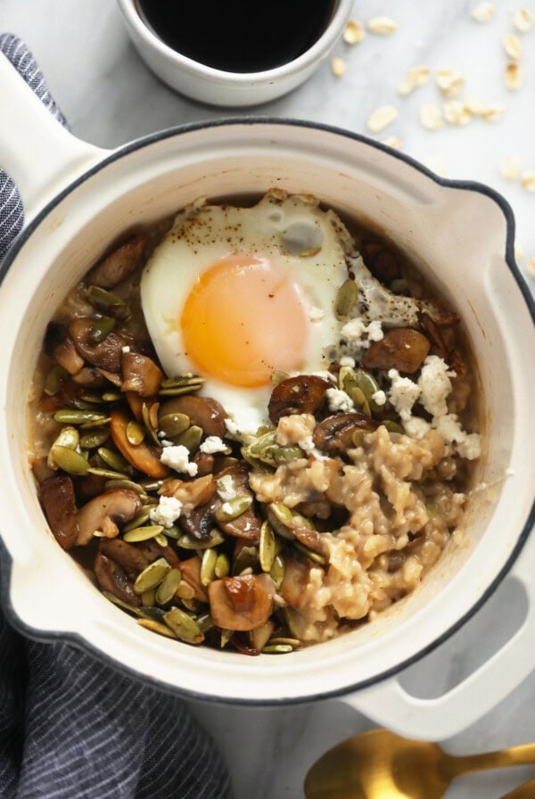 Savory oatmeal recipe