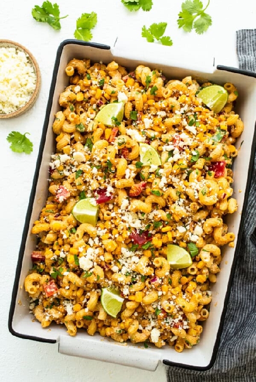 Street corn pasta salad