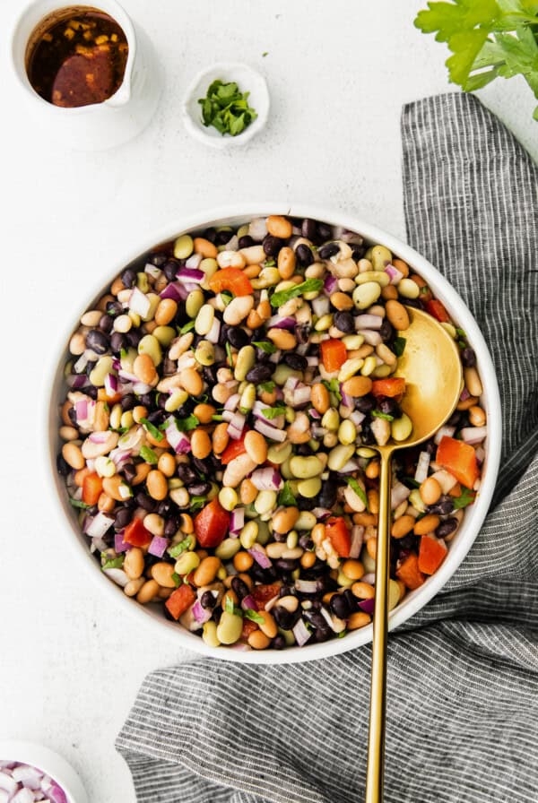 Easy bean salad