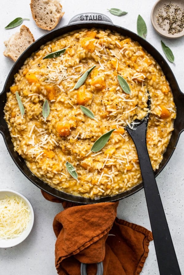 Butternut squash risotto