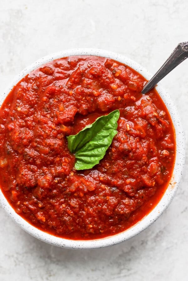 Homemade marinara sauce