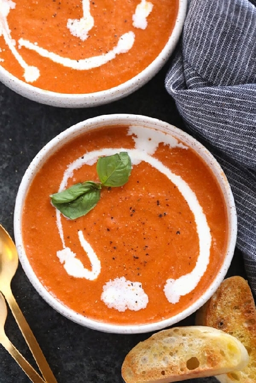 20-minute tomato bisque soup
