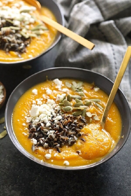 Instant pot butternut squash soup