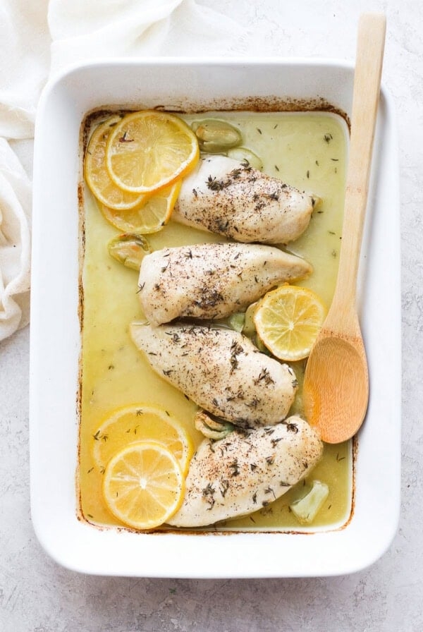 Baked lemon chicken