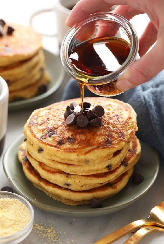 Gluten free cornbread pancakes