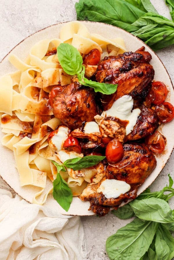 Balsamic chicken thighs