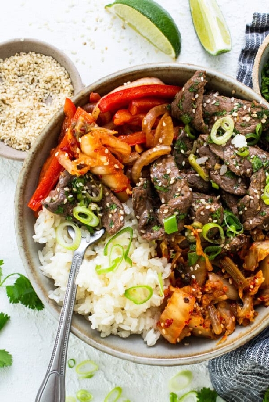 Beef bulgogi bowls