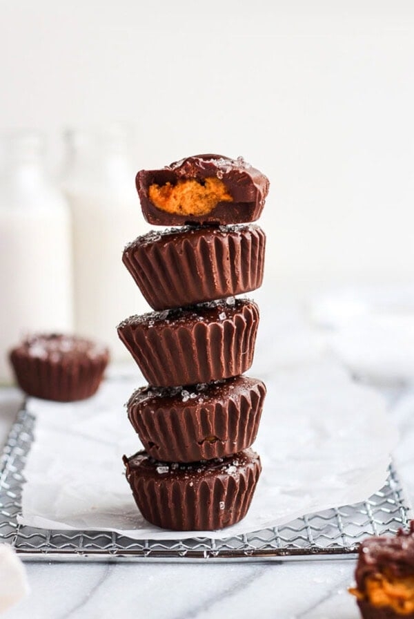 Pumpkin peanut butter cups