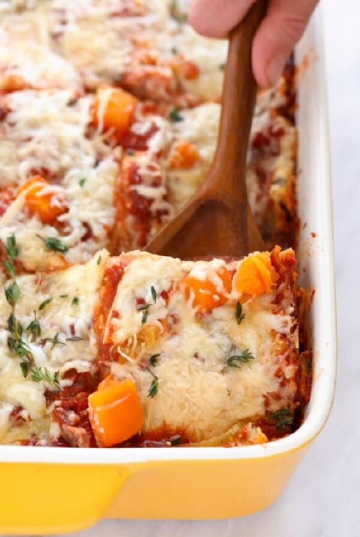 Butternut squash lasagna