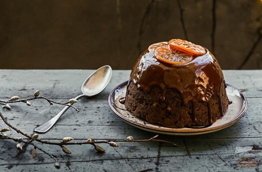 Edd kimber's clementine & chocolate christmas pudding