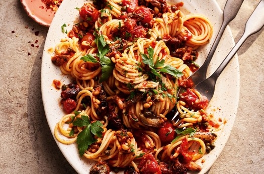 Sicilian sardine pasta