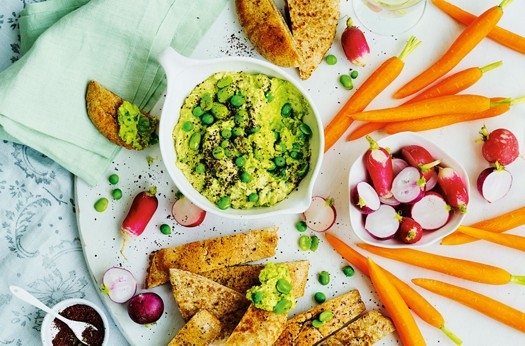 Pea & broad bean houmous