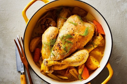 Pot-roast chicken