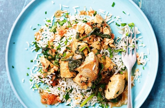 Turkey, tomato & yogurt curry