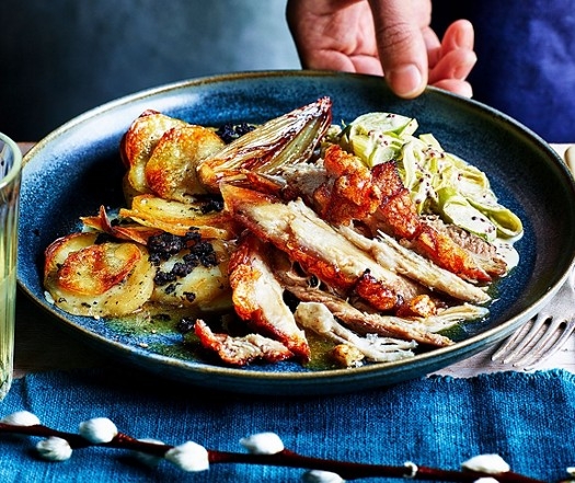 Tommy banks' roast pork belly