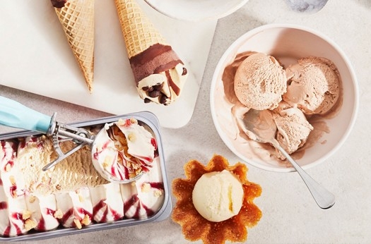Salted caramel ice cream