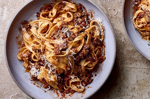 Bolognese with tagliatelle