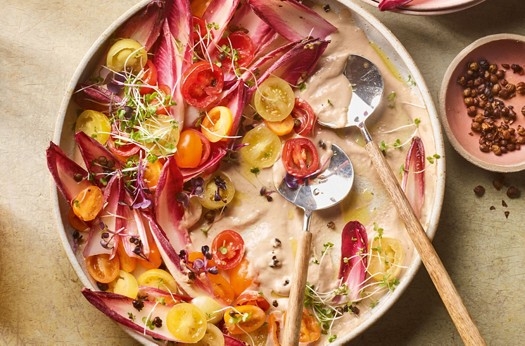 Tomato tonnato salad