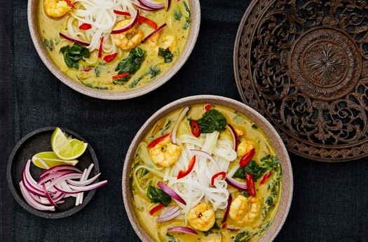 Malaysian prawn laksa curry