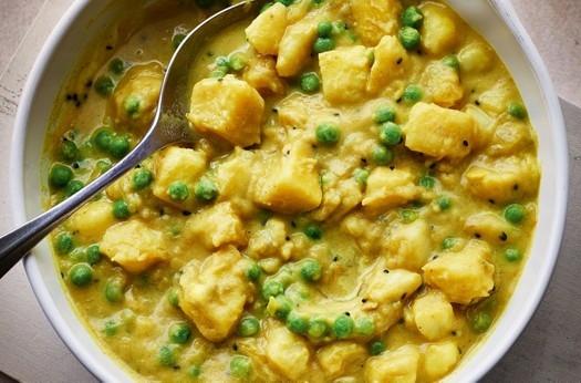 Coconut & potato curry