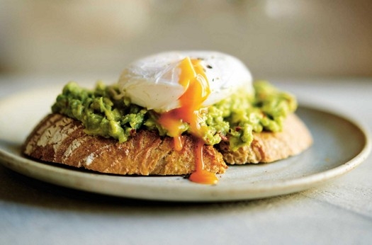 Poached egg & avocado on toast