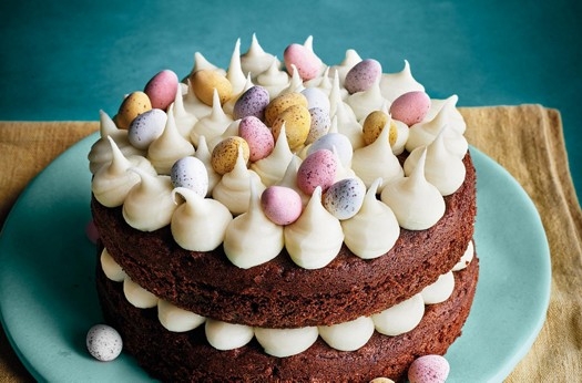 Chocolate mini egg cake