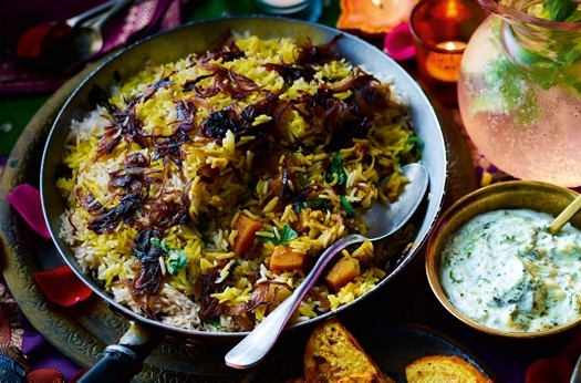 Pumpkin biryani