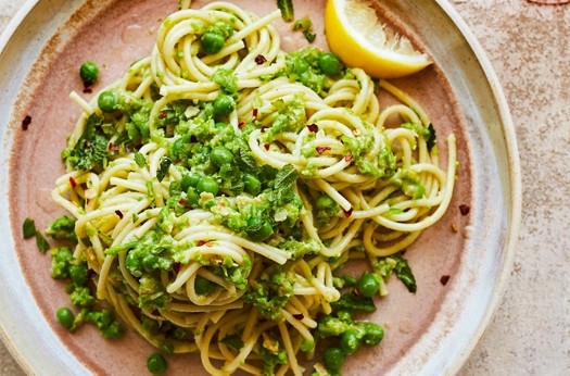 Pea & mint pasta