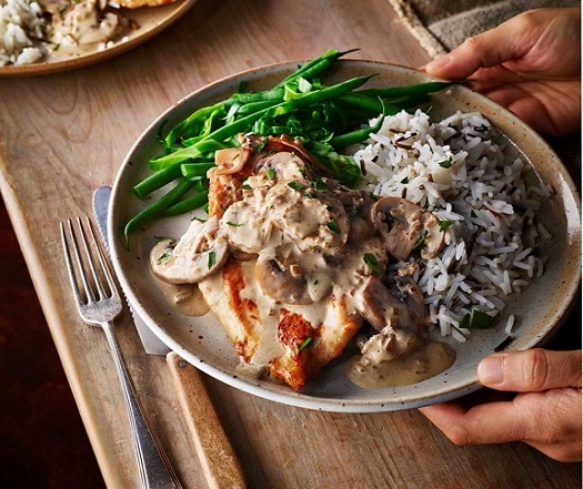 Creamy mushroom chicken